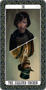 Billie's tarot card in the Dishonored Game of the Year Edition Tarot Deck (with Slackjaw).