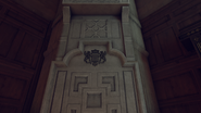 Griffin coat of arms in the Boyle Mansion.