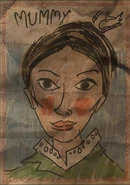 Jessamine, as she appears in Emily's drawing.