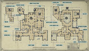 Detailed map in the official guidebook for Dishonored 2.