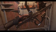 View of the crossbow when first received in Dishonored 2.