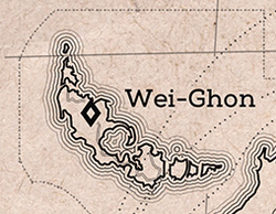 Wei-ghon depicted on a map.