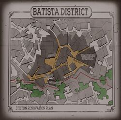 Batista District Map Projector