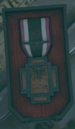 The Royal Protector's Naval Commendation found in Coldridge Prison.