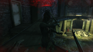 Daud fights a witch in the Drapers Ward Sewer.