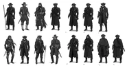 Corvo Attano original concepts2.jpg (215 KB) Concept thumbnails for Corvo's gear.