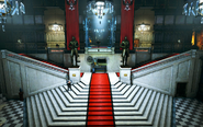 Possibly the same wall of light (in the background) in Dishonored.