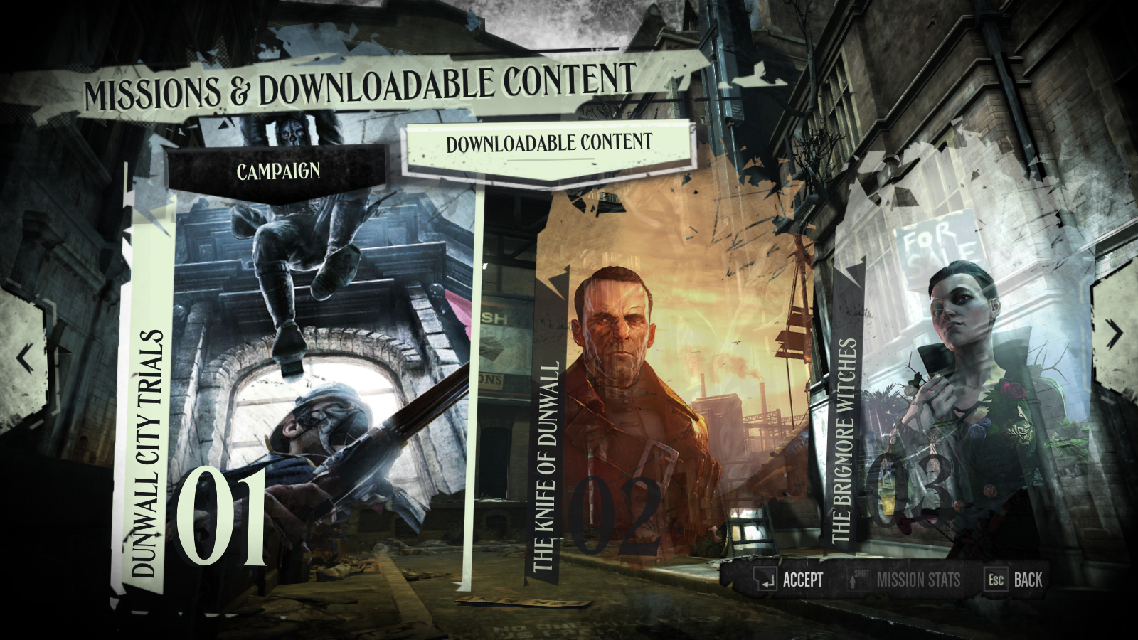 Dishonored 2 Update – Custom Difficulty and Mission Select