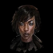 Billie's portrait as an assassination target.