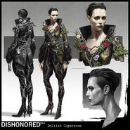 Delilah Copperspoon concept art for The Brigmore Witches DLC.