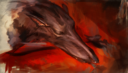 Armando wolfhound painting