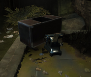 Lord Pendleton's audiograph player sits in the sewers below The Hound Pits Pub.