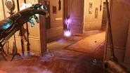 Displace used over a trapped floor.