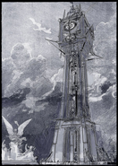 Concept art of the clocktower.