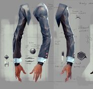 A study of Emily's arms in Dishonored 2.