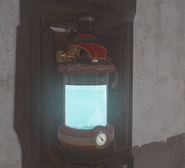 Karnaca whale oil tank in Dishonored 2, manufactured by Daiger-Dial Storage.