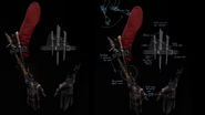 Concept art of the arm artifact.