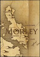 Morley on a map, dated 1837.