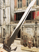 Dishonored 2 sword with Occult Kiss Masterwork upgrade.
