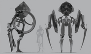 Concept art for the Clockwork Soldier.