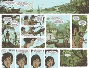Corvo and his sister their youth, in the second issue of the Dishonored comic.