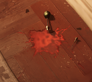 The remnants of a stinging bolt.