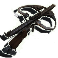 Corvo's crossbow.