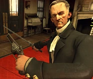 Pratchett fights Corvo.