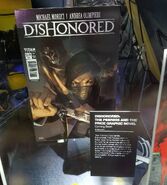 Corvo on a cover of the first issue of Dishonored: The Peeress and the Price at reveal of E3 2017.