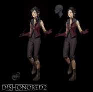 Concept art for witches in Dishonored 2.