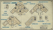A map of Addermire Institute from official guide.