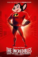 The Incredibles (Disney and Sega Animal Style) Poster