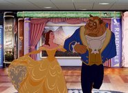 Belle and Beast is having so much fun at Disney Cruise Line