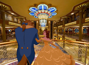 Belle and Beast arrived at Disney Cruise Line