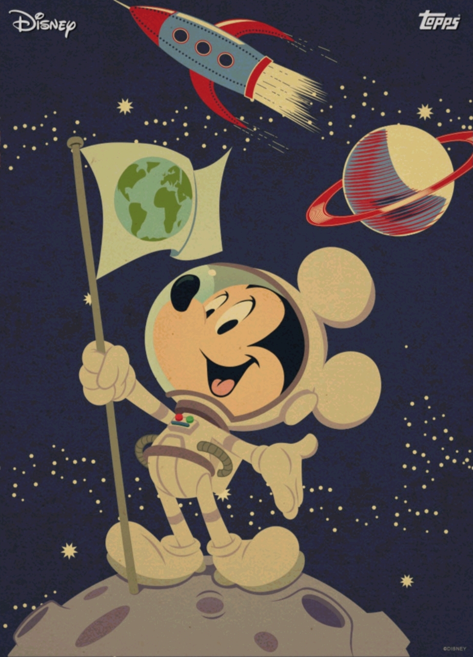 28828 - Mickey Mouse on the Moon (Award) | Disney Collect! by Topps ...