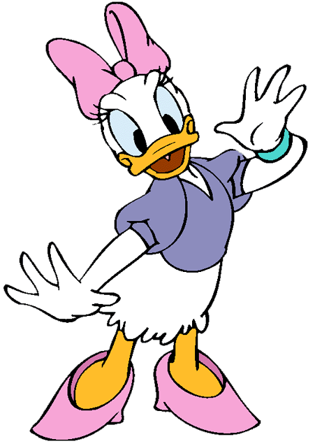 Drawing of online daisy duck
