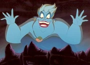 Ursula used the evil magic spell on Ariel