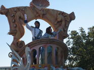 Eric with Ariel at the Dreams Come True Parade