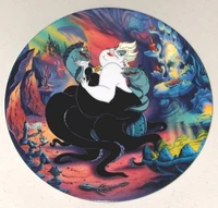 An Ursula Pin showing off her in an oddly placed lair.