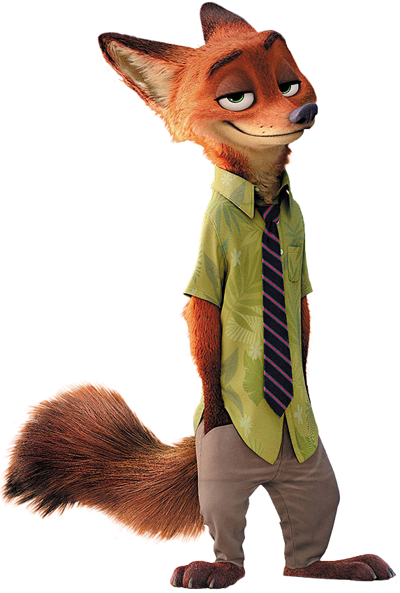 Zootopia - NICK WILDE, the scamming fox who Judy reluctantly teams