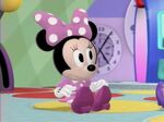 Minnie as a baby in the Mickey Mouse Clubhouse episode Goofy Babysitter.