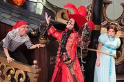 Captain Hook with Mr. Smee and Wendy in One Man's Dream II at Tokyo Disneyland