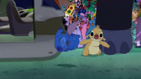 Timon and Pumbaa cameo on Leroy and Stitch