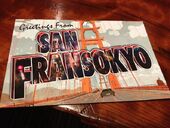 Postcard of San Fransokyo.