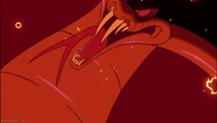Jafar turns himself into a giant cobra