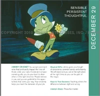 Jiminy's page in Disneystrology