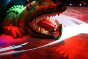 Captain Hook get eaten by the Crocodile in Disney on Ice