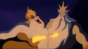 Ursula with King Triton