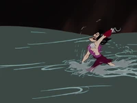 Hook swimming for his life again