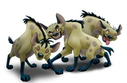 Shenzi, Banzai, and Ed